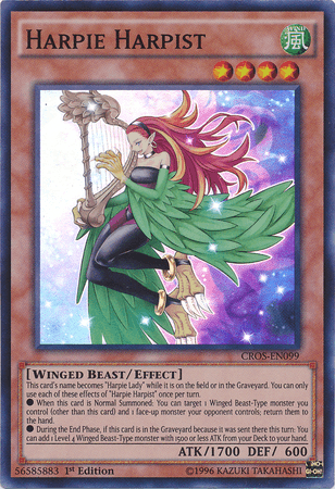 Harpie Harpist [CROS-EN099] Super Rare - POKÉ JEUX