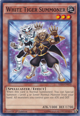 White Tiger Summoner [YS14-EN019] Common - POKÉ JEUX