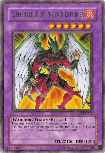 Elemental Hero Phoenix Enforcer [DR04-EN212] Rare - POKÉ JEUX