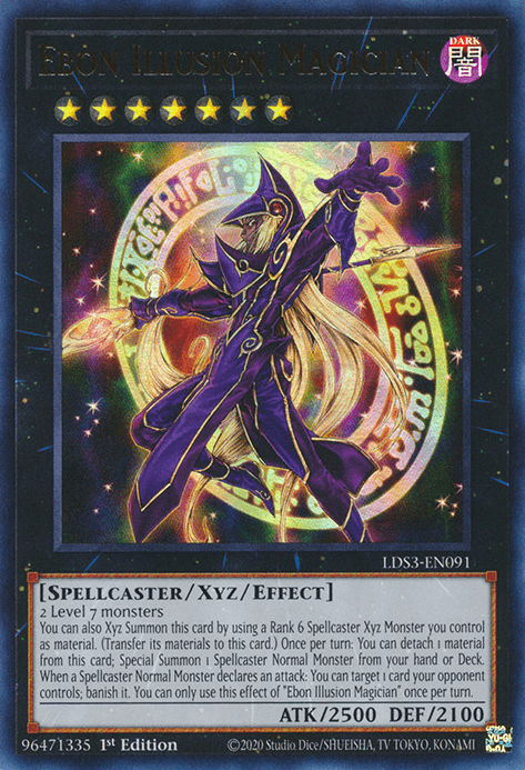 Ebon Illusion Magician [LDS3-EN091] Ultra Rare - POKÉ JEUX