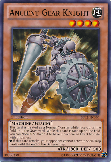 Ancient Gear Knight [BP02-EN056] Common - POKÉ JEUX