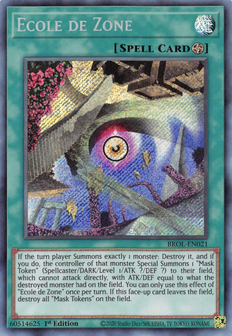 Ecole de Zone [BROL-EN021] Secret Rare - POKÉ JEUX