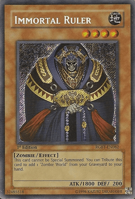 Immortal Ruler [RGBT-EN082] Secret Rare - POKÉ JEUX