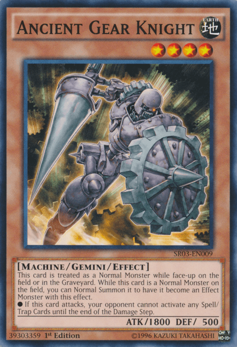 Ancient Gear Knight [SR03-EN009] Common - POKÉ JEUX