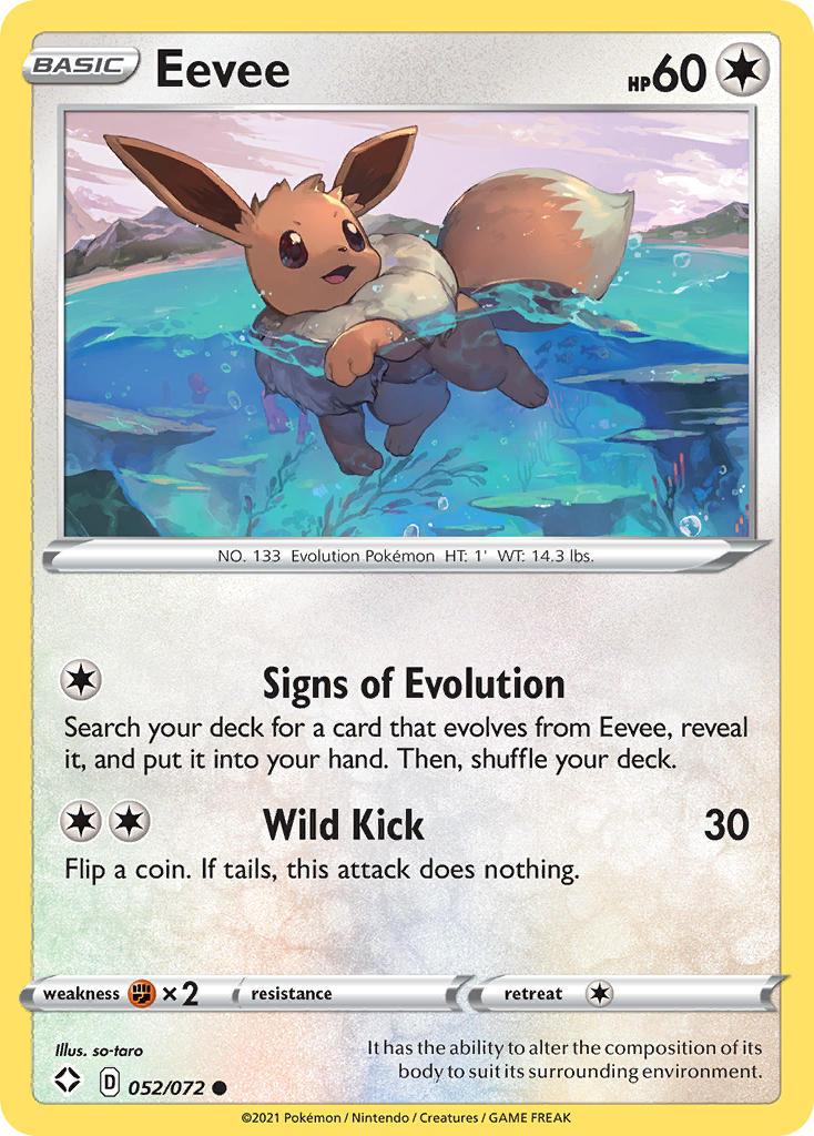 Eevee (052/072) [Sword & Shield: Shining Fates] - POKÉ JEUX