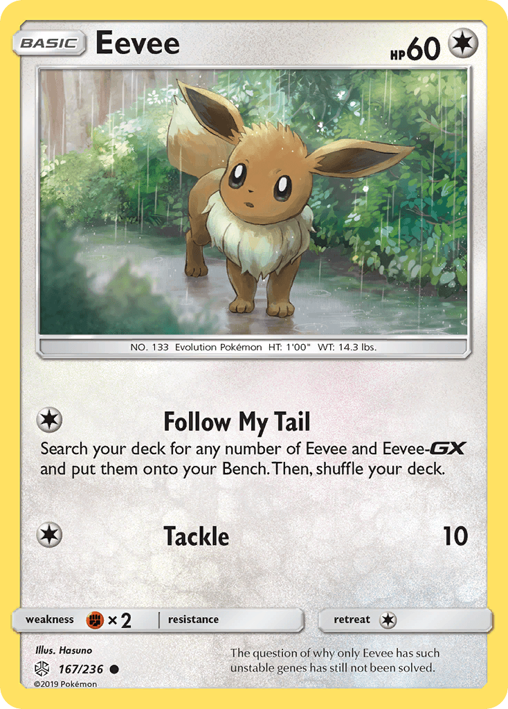 Eevee (167/236) [Sun & Moon: Cosmic Eclipse] - POKÉ JEUX