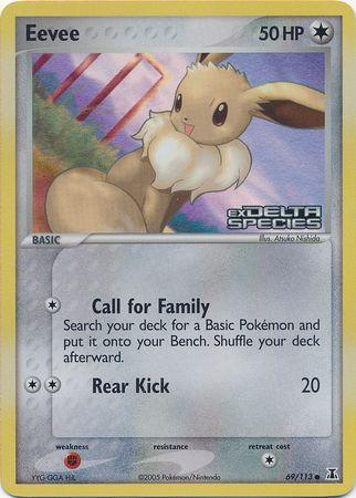 Eevee (69/113) (Stamped) [EX: Delta Species] - POKÉ JEUX