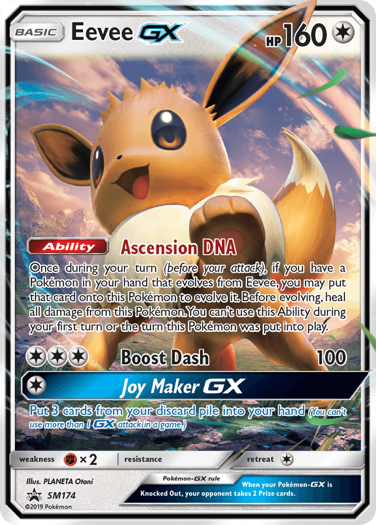 Eevee GX (SM174) (Jumbo Card) [Sun & Moon: Black Star Promos] - POKÉ JEUX