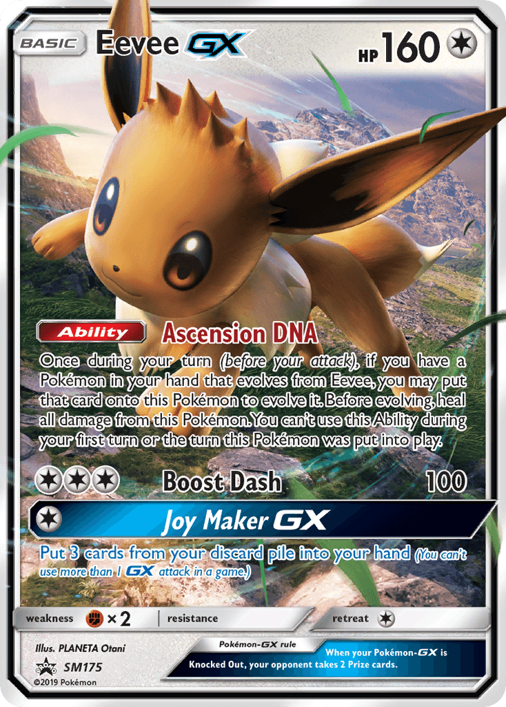 Eevee GX (SM175) (Jumbo Card) [Sun & Moon: Black Star Promos] - POKÉ JEUX