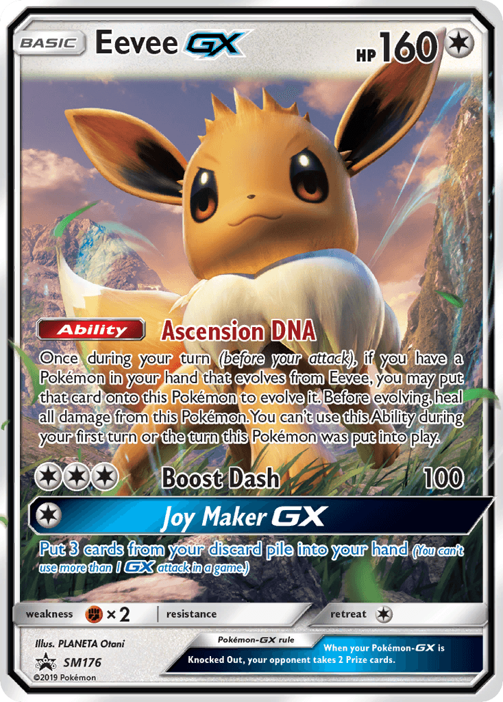 Eevee GX (SM176) (Jumbo Card) [Sun & Moon: Black Star Promos] - POKÉ JEUX