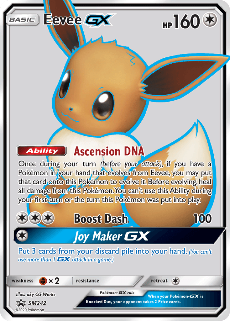 Eevee GX (SM242) [Sun & Moon: Black Star Promos] - POKÉ JEUX