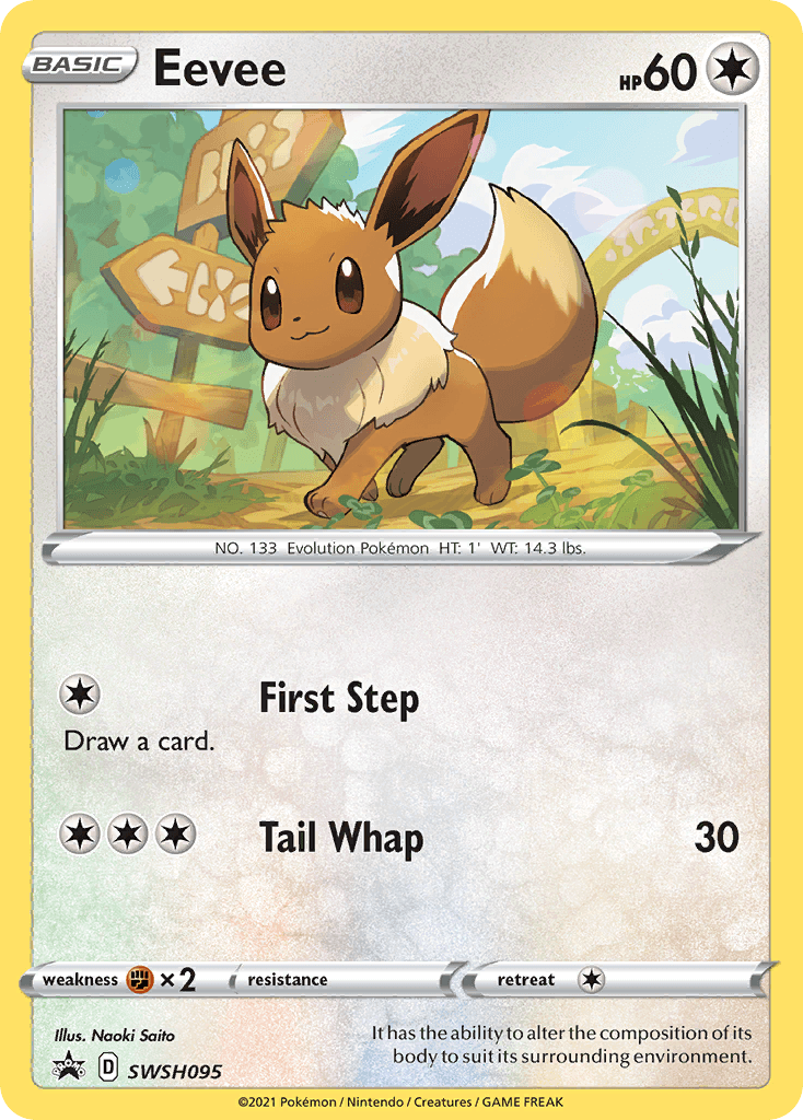 Eevee (SWSH095) [Sword & Shield: Black Star Promos] - POKÉ JEUX