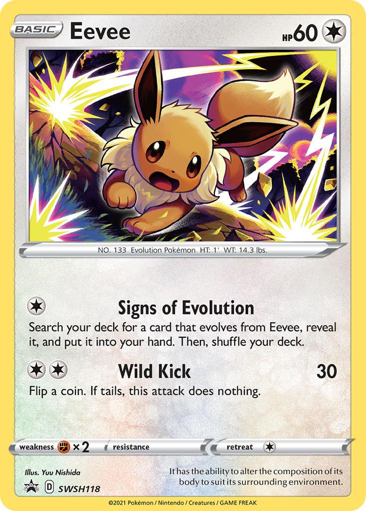 Eevee (SWSH118) [Sword & Shield: Black Star Promos] - POKÉ JEUX