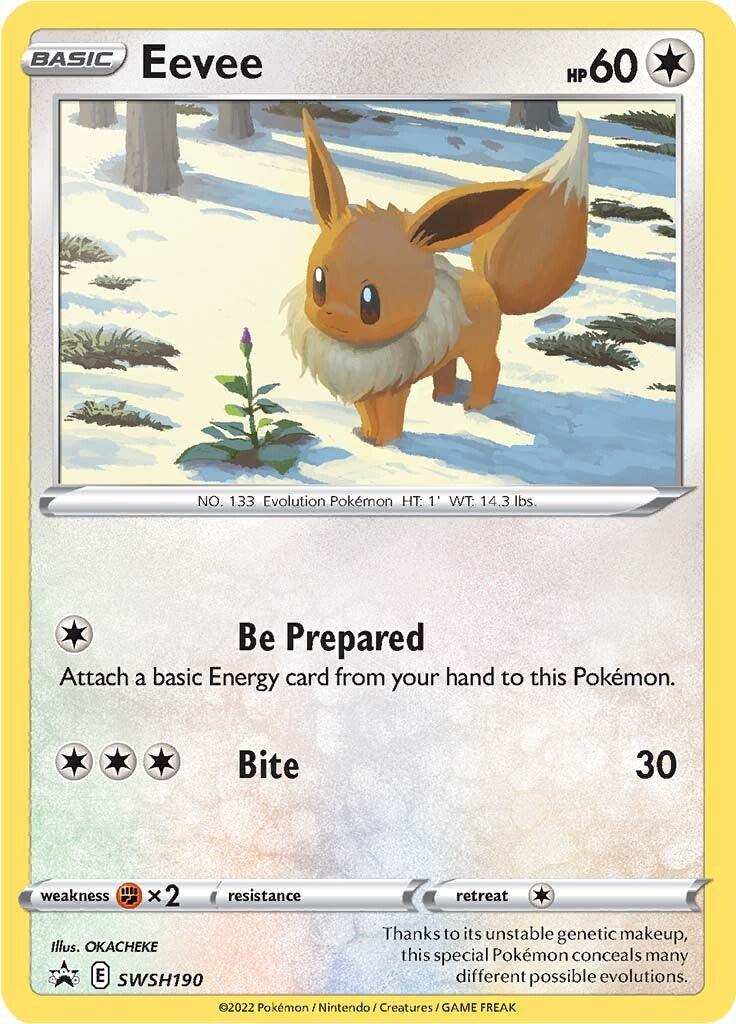 Eevee (SWSH190) [Sword & Shield: Black Star Promos] - POKÉ JEUX