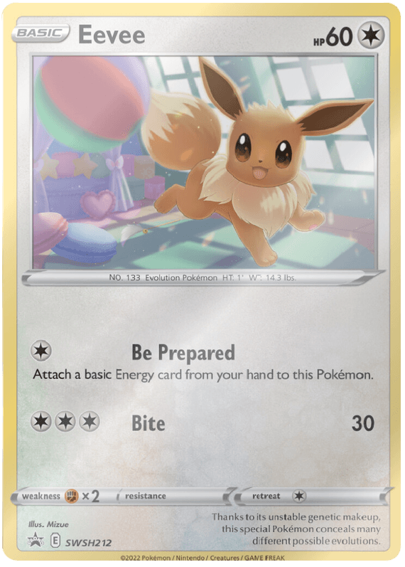 Eevee (SWSH212) [Sword & Shield: Black Star Promos] - POKÉ JEUX