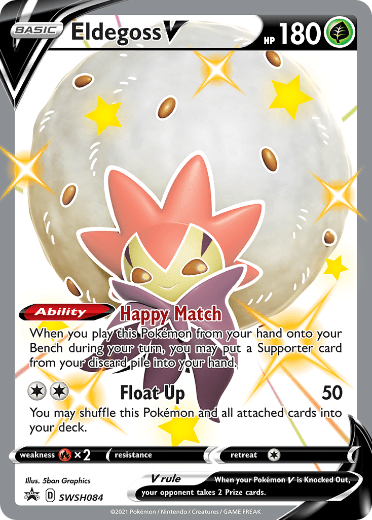 Eldegoss V (SWSH084) (Jumbo Card) [Sword & Shield: Black Star Promos] - POKÉ JEUX