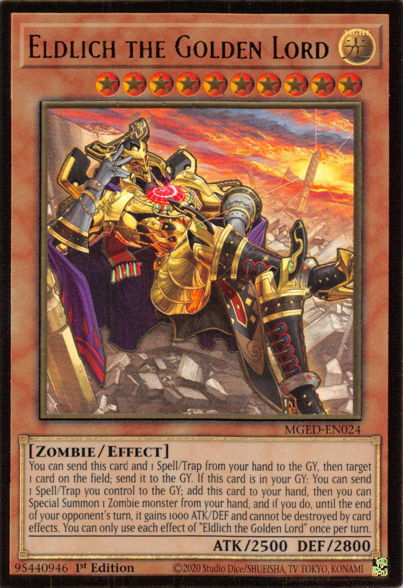 Eldlich the Golden Lord (Alternate Art) [MGED-EN024] Gold Rare - POKÉ JEUX