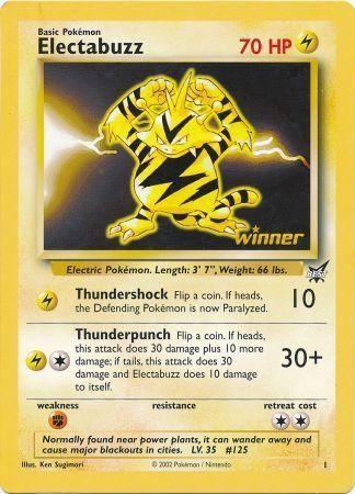 Electabuzz (1) (Jumbo Card) [Best of Promos] - POKÉ JEUX