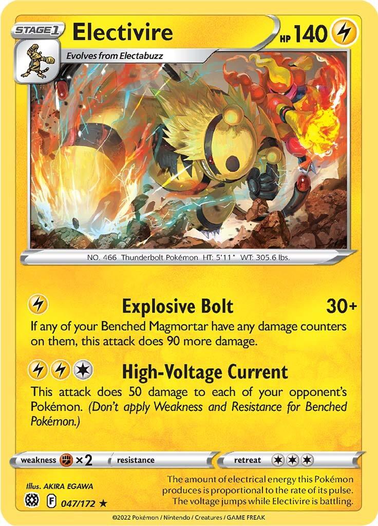 Electivire (047/172) [Sword & Shield: Brilliant Stars] - POKÉ JEUX