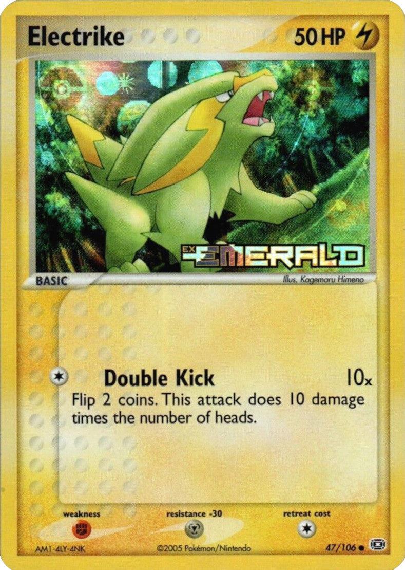 Electrike (47/106) (Stamped) [EX: Emerald] - POKÉ JEUX