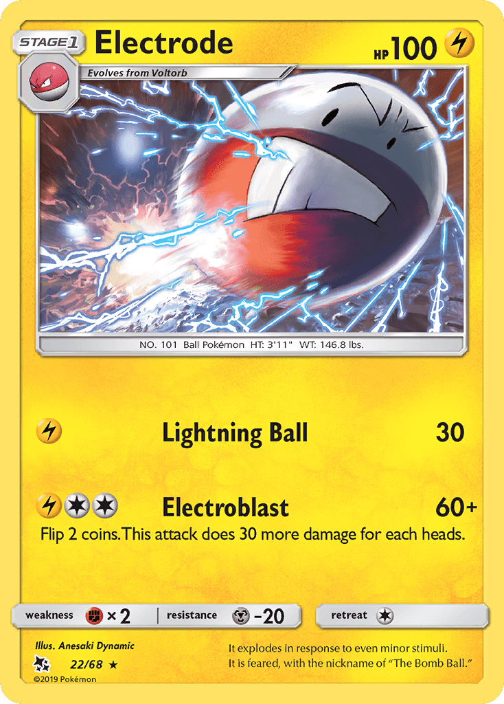 Electrode (22/68) [Sun & Moon: Hidden Fates] - POKÉ JEUX