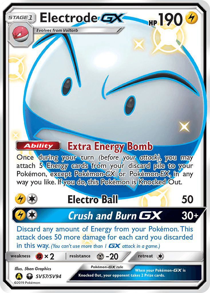 Electrode GX (SV57/SV94) [Sun & Moon: Hidden Fates - Shiny Vault] - POKÉ JEUX