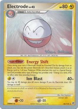 Electrode LV.42 (26/132) (Intimidation - Tristan Robinson) [World Championships 2008] - POKÉ JEUX