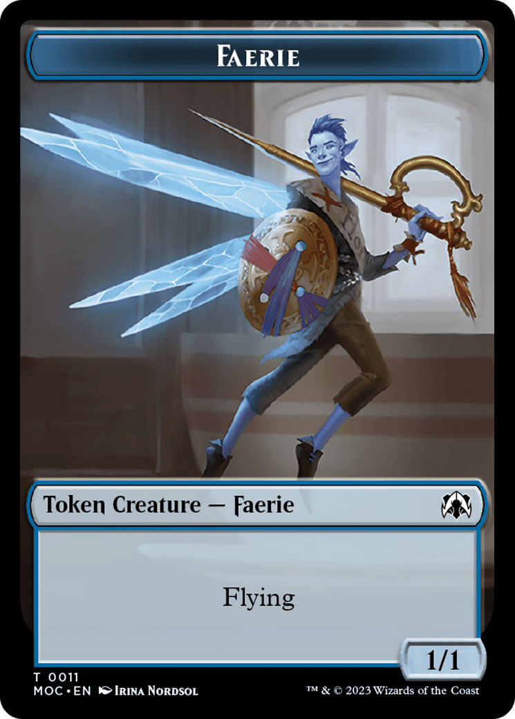 Elemental (22) // Faerie Double-Sided Token [March of the Machine Commander Tokens] - POKÉ JEUX