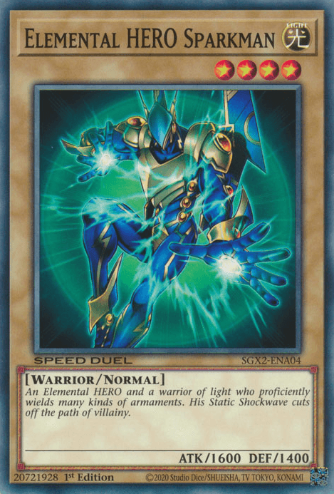 Elemental HERO Sparkman [SGX2-ENA04] Common - POKÉ JEUX