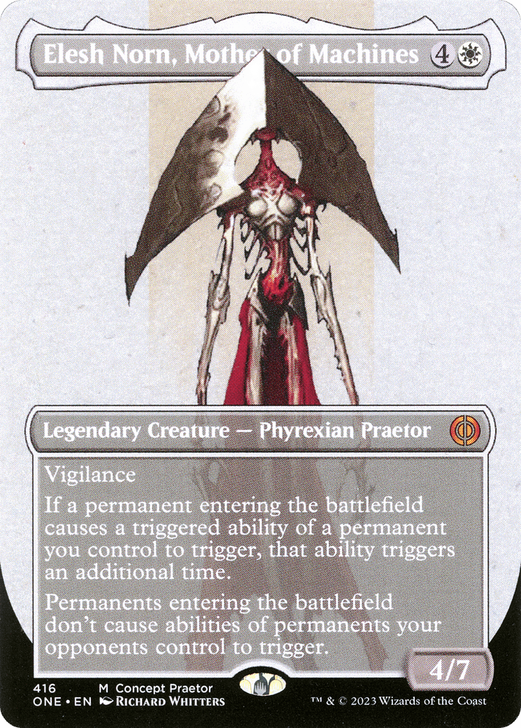 Elesh Norn, Mother of Machines (Borderless Concept Praetors) [Phyrexia: All Will Be One] - POKÉ JEUX