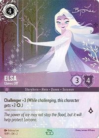 Elsa - Gloves Off (Alternate Art) (19) [Disney100 Promos] - POKÉ JEUX