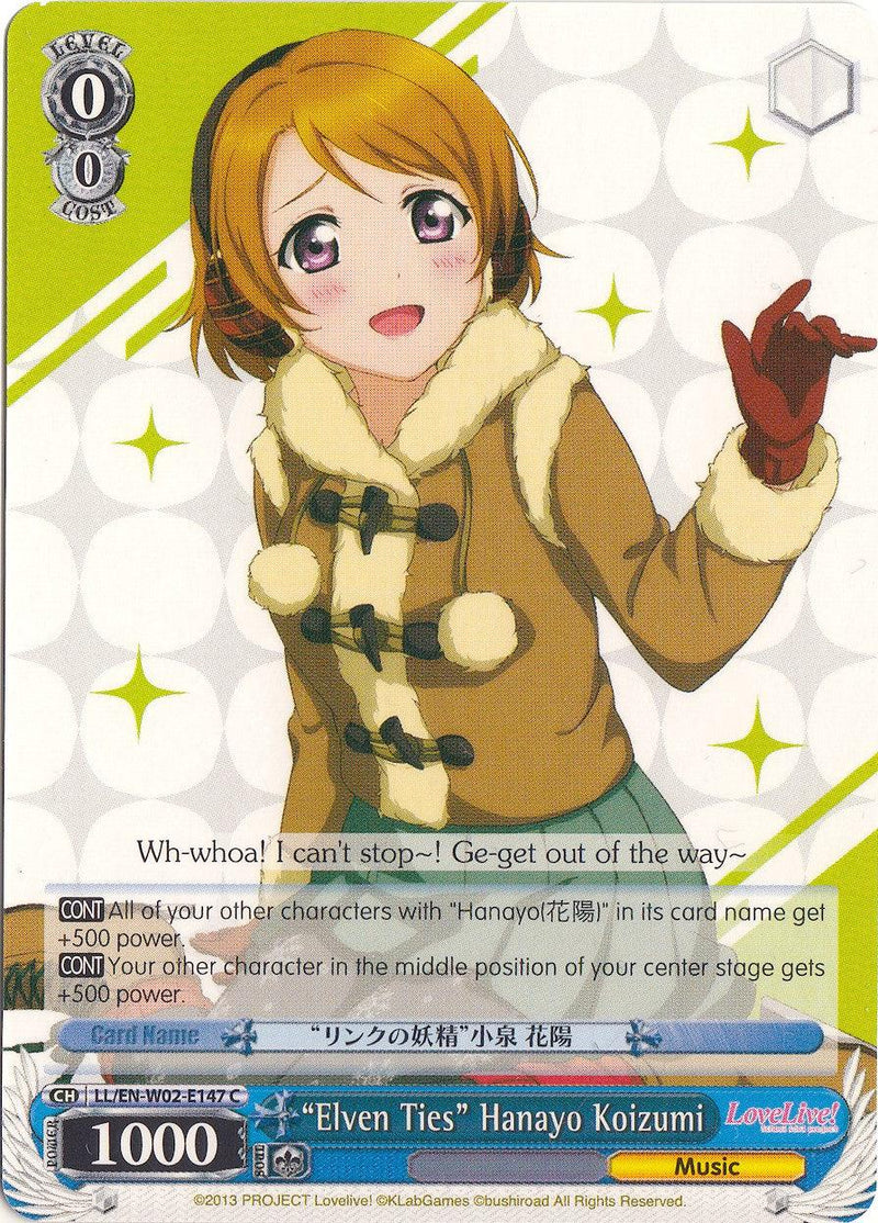 "Elven Ties" Hanayo Koizumi (LL/EN-W02-E147 C) [Love Live! DX Vol.2] - POKÉ JEUX