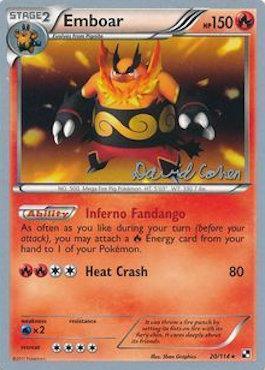 Emboar (20/114) (Twinboar - David Cohen) [World Championships 2011] - POKÉ JEUX