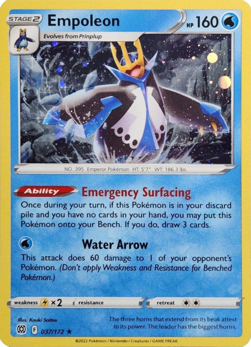 Empoleon (037/172) (Cosmos Holo) [Sword & Shield: Brilliant Stars] - POKÉ JEUX