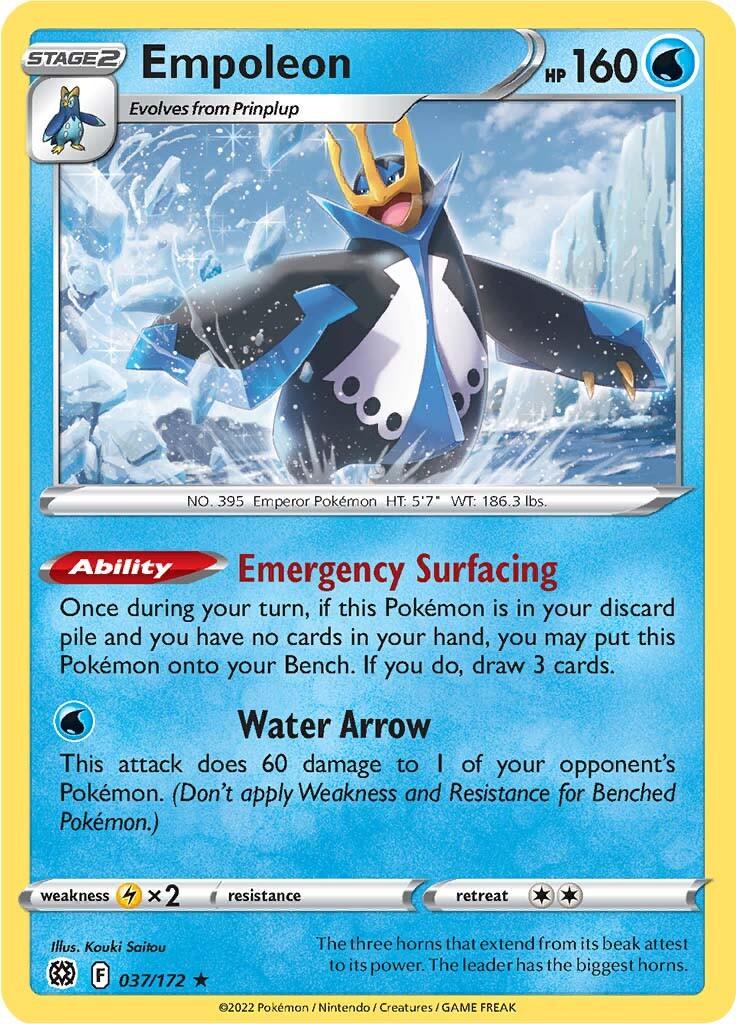 Empoleon (037/172) [Sword & Shield: Brilliant Stars] - POKÉ JEUX