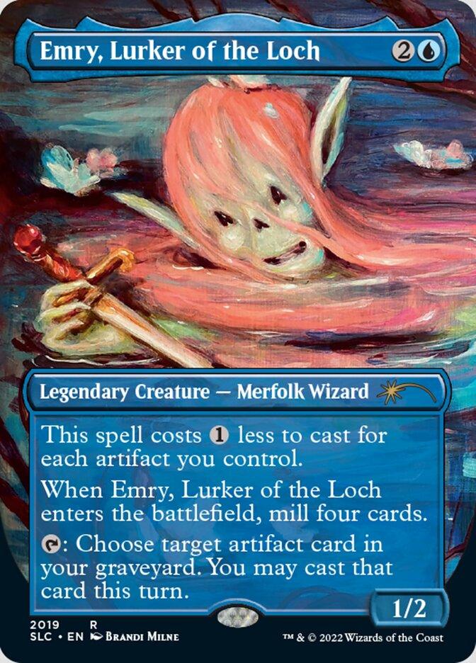 Emry, Lurker of the Loch (Borderless) [Secret Lair 30th Anniversary Countdown Kit] - POKÉ JEUX