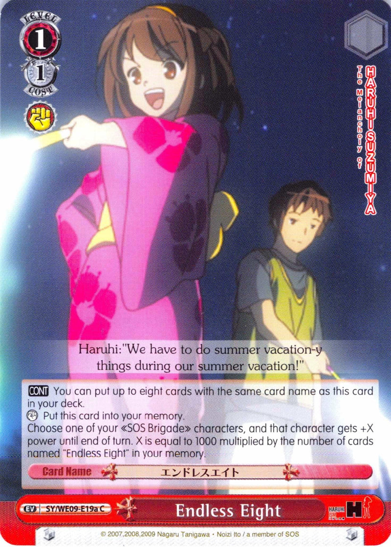 Endless Eight (SY/WE09-E19a) (Foil) [The Melancholy of Haruhi Suzumiya Extra Booster] - POKÉ JEUX