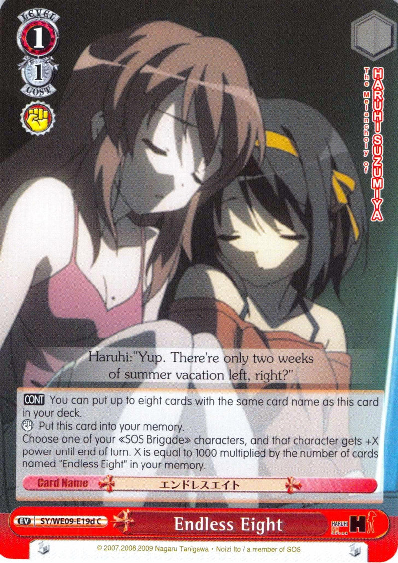 Endless Eight (SY/WE09-E19d) (Foil) [The Melancholy of Haruhi Suzumiya Extra Booster] - POKÉ JEUX