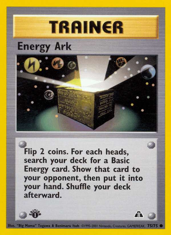 Energy Ark (75/75) [Neo Discovery 1st Edition] - POKÉ JEUX