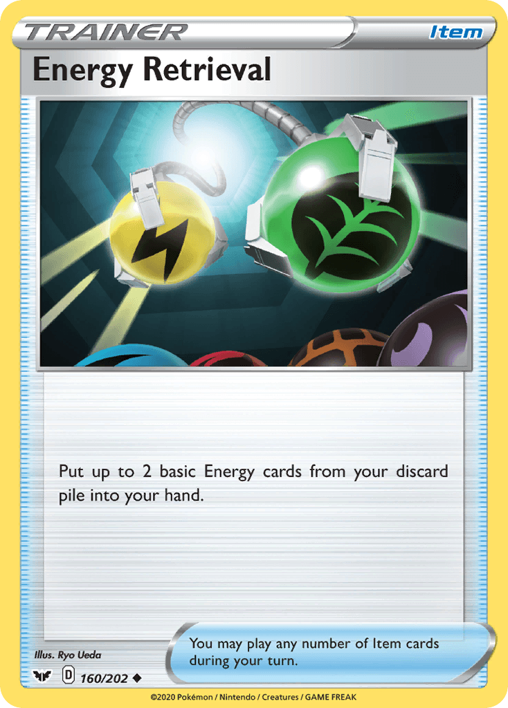 Energy Retrieval (160/202) [Sword & Shield: Base Set] - POKÉ JEUX