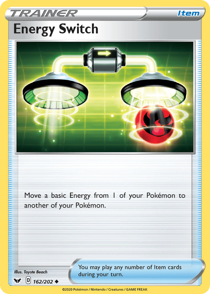 Energy Switch (162/202) [Sword & Shield: Base Set] - POKÉ JEUX