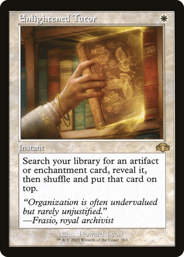 Enlightened Tutor (Retro) [Dominaria Remastered] - POKÉ JEUX