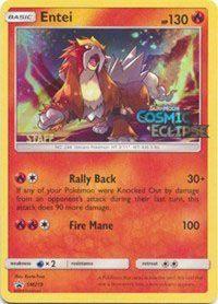 Entei (SM219) (Staff Prerelease Promo) [Sun & Moon: Black Star Promos] - POKÉ JEUX