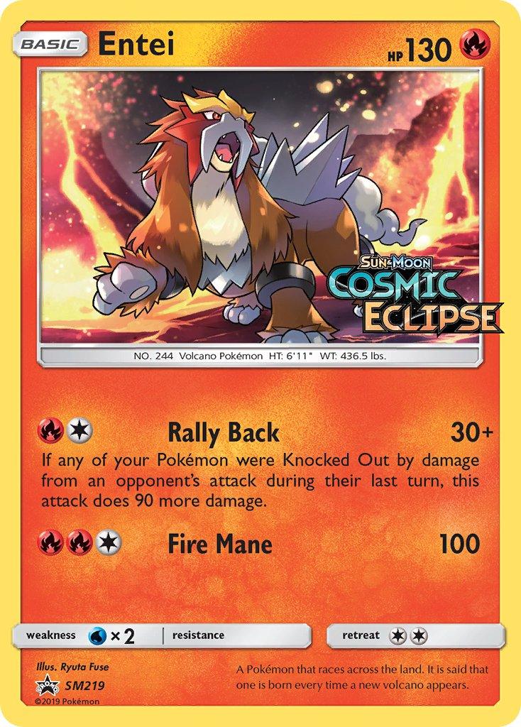 Entei (SM219) [Sun & Moon: Black Star Promos] - POKÉ JEUX