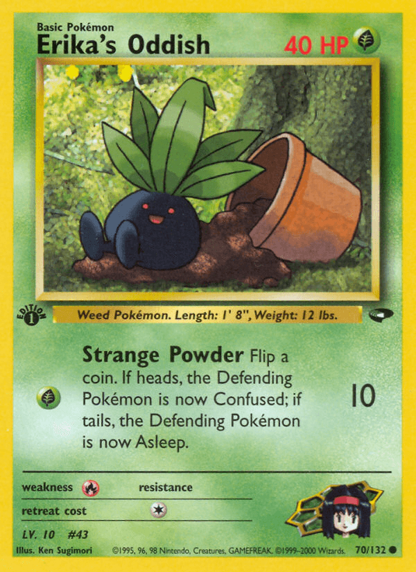 Erika's Oddish (70/132) [Gym Challenge 1st Edition] - POKÉ JEUX