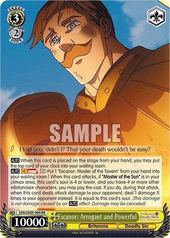 Escanor: Arrogant and Powerful (Foil) [The Seven Deadly Sins: Revival of The Commandments] - POKÉ JEUX