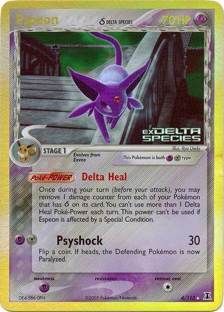 Espeon (4/113) (Delta Species) (Stamped) [EX: Delta Species] - POKÉ JEUX