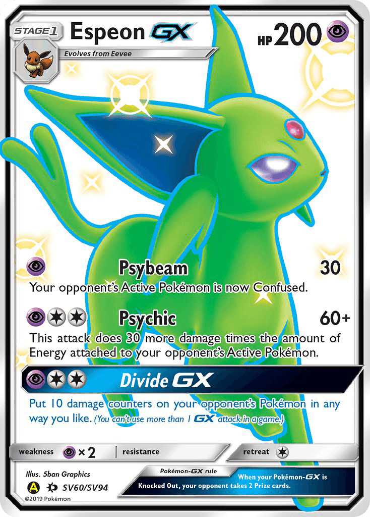 Espeon GX (SV60/SV94) [Sun & Moon: Hidden Fates - Shiny Vault] - POKÉ JEUX