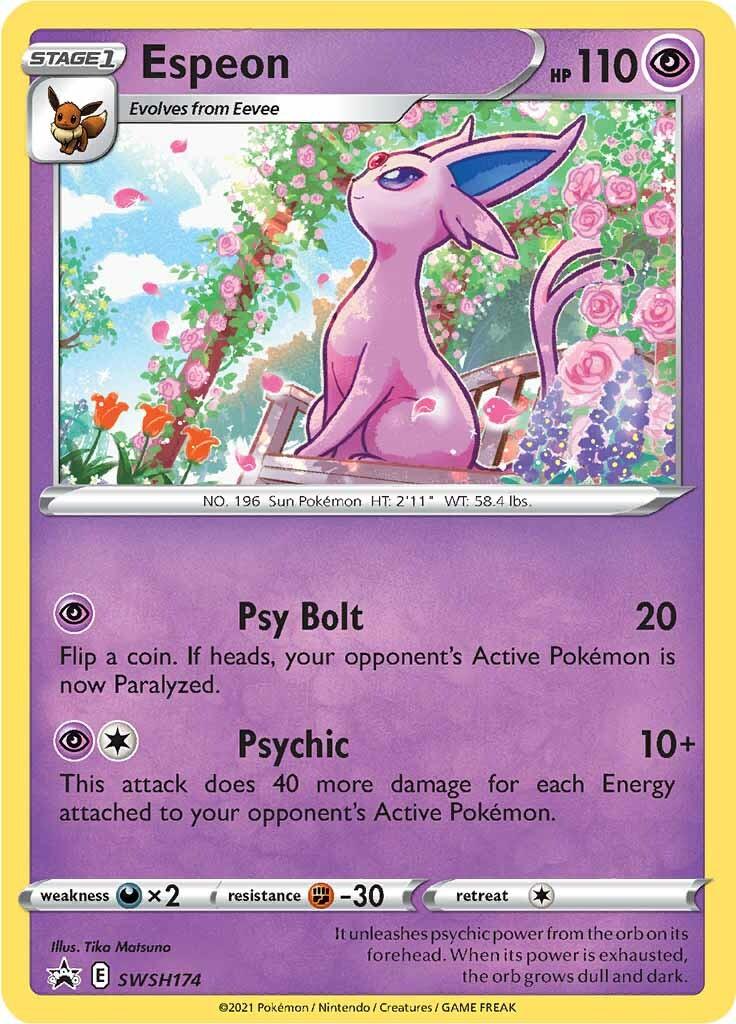 Espeon (SWSH174) [Sword & Shield: Black Star Promos] - POKÉ JEUX