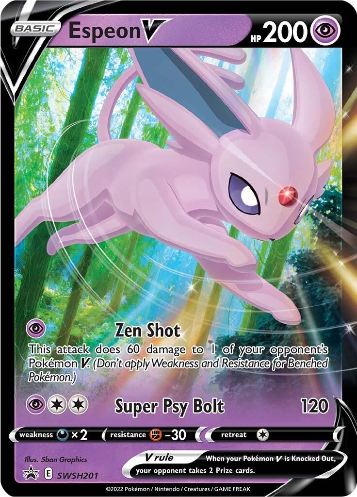 Espeon V (SWSH201) [Sword & Shield: Black Star Promos] - POKÉ JEUX